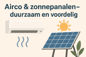 Airco & zonnepanelen – duurzaam en voordelig